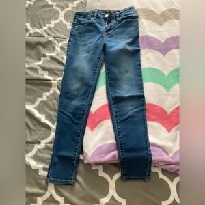 Calvin Klein Mid Rise Skinny Girls Classic Blue Jeans size 12